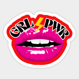 GRL PWR Sticker